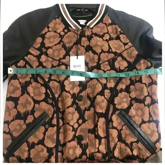 NEW Coach Bomber Wild Beast Shrunken XS - Picture 5 of 6